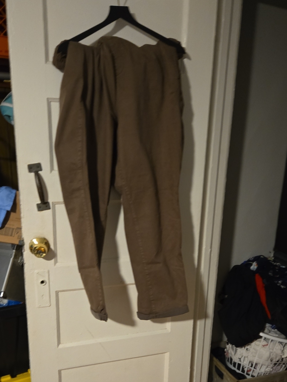 torrid Tan High-Waist Straight Trousers